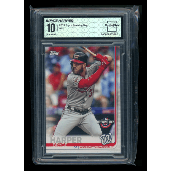 2019 Topps Opening Day Bryce Harper #22 Arena Club 10