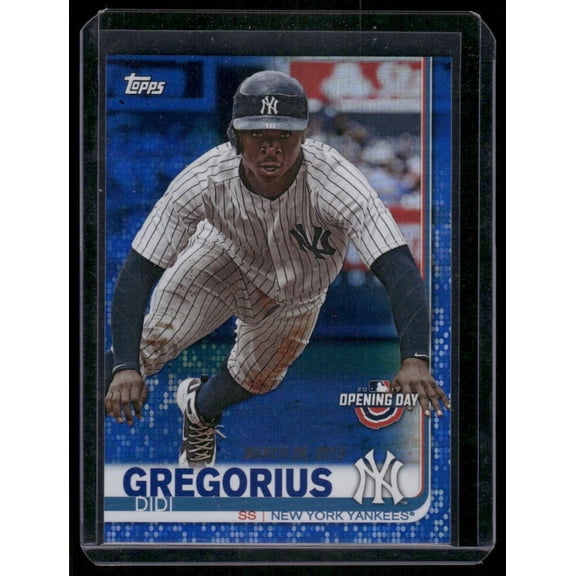 2019 Topps Opening Day New York Yankees Didi Gregorius #166 Baseball Card