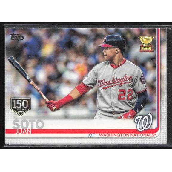 2019 Topps Series 1 Juan Soto #213 Topps All-Star Rookie Cup Washington Nationals MLB Baseball Trading Card