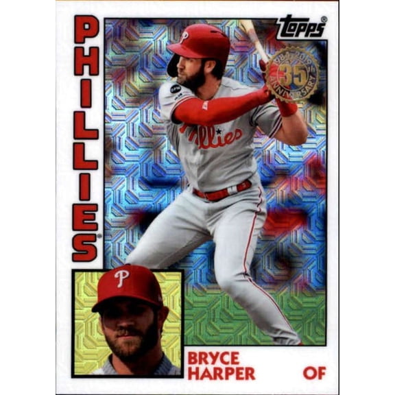 2019 Topps Silver Pack Update Refractors #T84U-32 Bryce Harper NM-MT Philadelphia Phillies Baseball