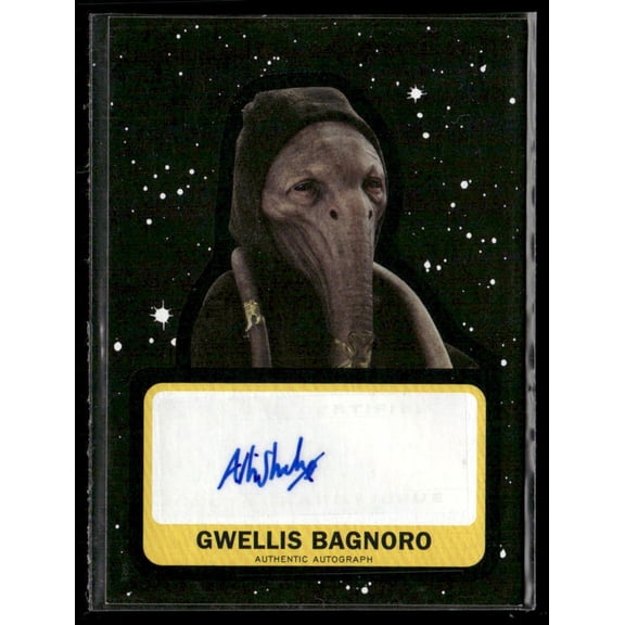 2019 Topps Star Wars Rise of Skywalker Gwellis Bagnoro Auto A-AS /99