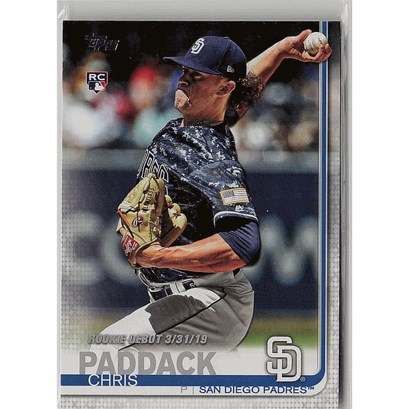 2019 Topps Update US207 Chris Paddack San Diego Padres Baseball Card