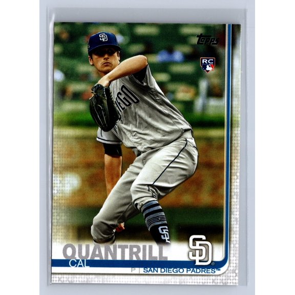 2019 Topps Update Series Cal Quantrill RC #US23 San Diego Padres Baseball Card