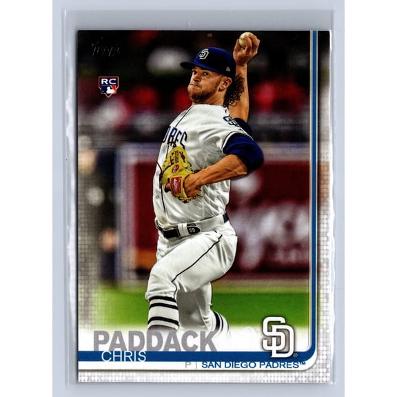 2019 Topps Update Series Chris Paddack US263 RC San Diego Padres MLB Baseball Card