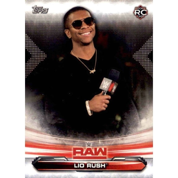2019 Topps WWE Raw Wrestling Base Rookie #46 Lio Rush Near Mint or Better