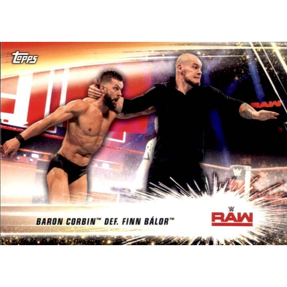 2019 Topps WWE Summerslam Wrestling #88 Baron Corbin def. Finn Balor Raw