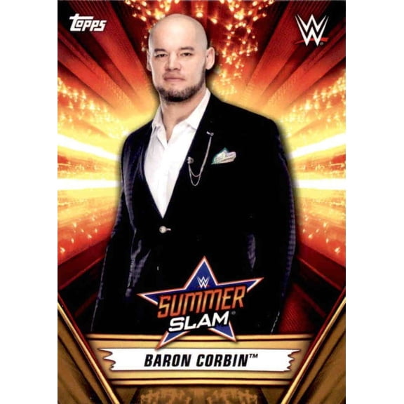 2019 Topps WWE Summerslam Wrestling Base Bronze #2 Baron Corbin