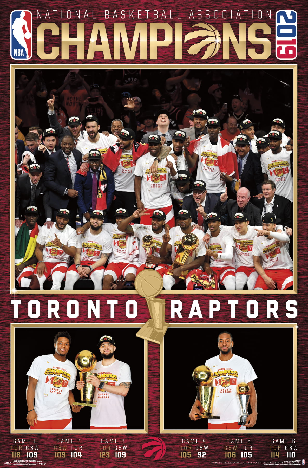 Toronto Raptors Fanatics Branded 2019 NBA Finals Champions