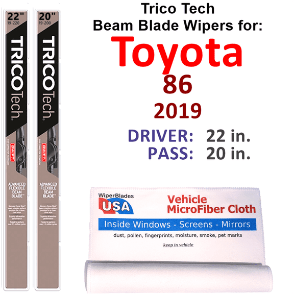 2019 Toyota 86 Beam Blade Wipers (Set of 2)