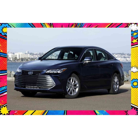 2019 Toyota Avalon - Pop Art Edition | 12x18 Inch Laminated Poster | Premium Vibrant Wall Art