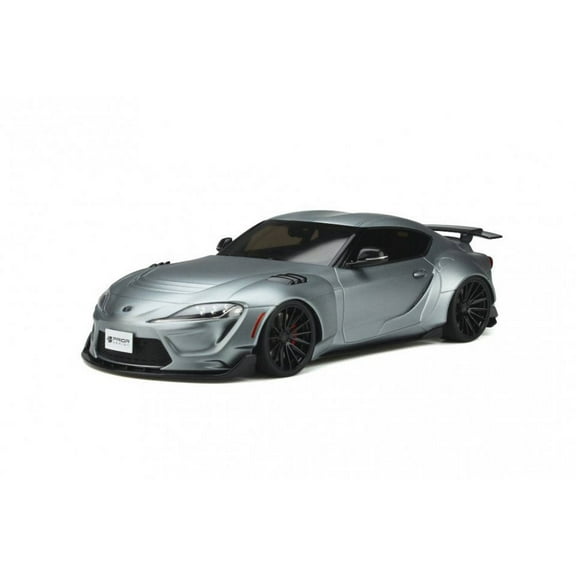 2019 Toyota Supra GR, Phantom Matte Gray - GT Spirit GT343 - 1/18 scale Resin Model Toy Car