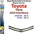 thumbnail image 1 of 2019 Toyota Yaris Beam Wiper Blades Wipers WBUSA (Set of 2), 1 of 3