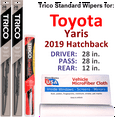 thumbnail image 1 of 2019 Toyota Yaris Wiper Blades (Set of 3) w/Rear Wiper, 1 of 3
