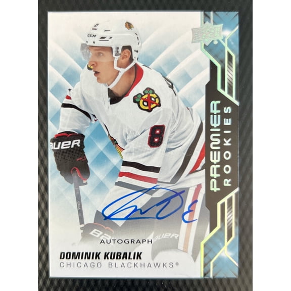2019 Upper Deck Dominik Kubalik #56 RC Autographed