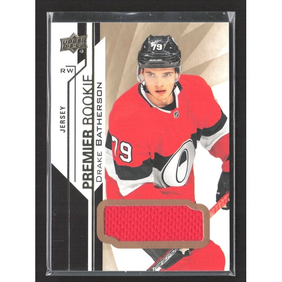 2019 Upper Deck Premier Hockey Drake Batherson #52 Memorabilia Jersey