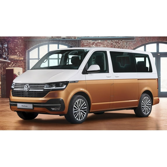 2019 Volkswagen Multivan Bulli - 12x18 Inch Laminated Poster - Stunning Detail and Bold Colors