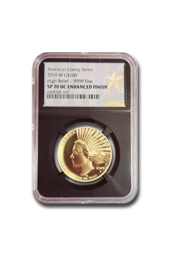 2019-W HR American Liberty Gold SP-70 NGC (Black Label)