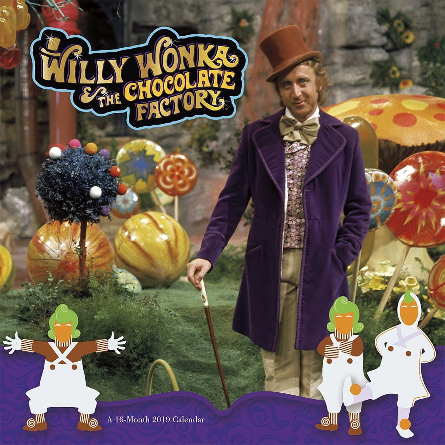 2019 Willy Wonka Wall Calendar - Walmart.com
