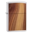 thumbnail image 1 of 2019 Wood Print Brushed Chrome with Cedar Emblem Lighter, 1 of 1