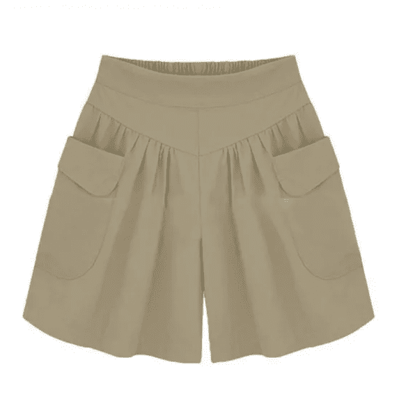 2019 plus fertilizer XL shorts casual elastic wide leg was thin hot pants