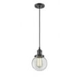 thumbnail image 1 of 201C-OB-G202-6-LED-Innovations Lighting-Beacon - 6 Inch 1 Light Mini Pendant  Oil Rubbed Bronze, 1 of 1