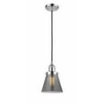 thumbnail image 1 of 201C-PC-G63-LED-Innovations Lighting-Small Cone-3.5W 1 LED Mini Pendant in Industrial Style-6 Inches Wide by 8 Inches High   Polished Chrome Finish, 1 of 1