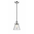 thumbnail image 1 of 201C-PC-G64-LED-Innovations Lighting-Small Cone-3.5W 1 LED Mini Pendant in Industrial Style-6 Inches Wide by 8 Inches High   Polished Chrome Finish, 1 of 1