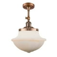 thumbnail image 1 of 201F-AC-G541-Innovations Lighting-Oxford - 1 Light Adjustable Semi-Flush Mount In Traditional Style-15.5 Inches Tall and 11.75 Inches Wide-Antique, 1 of 3