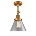 thumbnail image 1 of Innovations Lighting - Cone - 1 Light Semi-Flush Mount In Industrial Style-14.5, 1 of 4