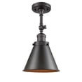 thumbnail image 1 of 201F-OB-M13-OB-Innovations Lighting-Appalachian - 1 Light Semi-Flush Mount In Traditional Style-16 Inches Tall and 8 Inches Wide-Oil Rubbed Bronze, 1 of 2