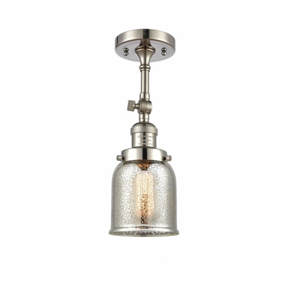 Innovations Lighting - Bell - 1 Light Semi-Flush Mount In Industrial Style-13.5