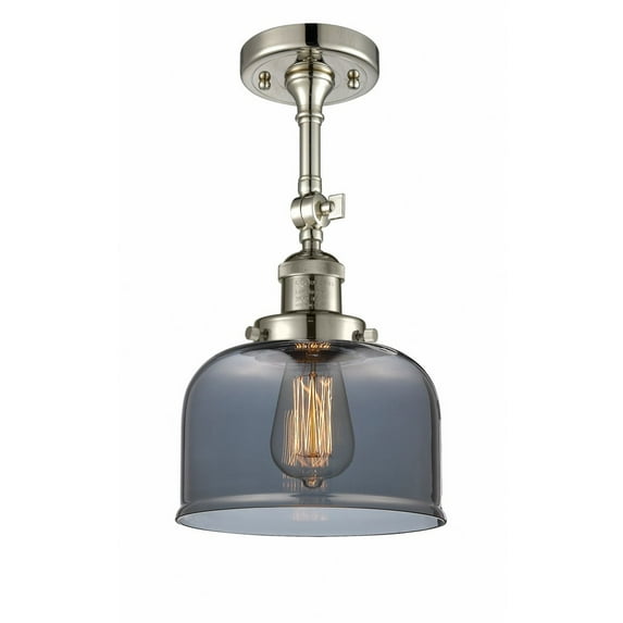 Innovations Lighting - Bell - 1 Light Semi-Flush Mount In Industrial Style-14