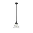 thumbnail image 1 of 201S-BK-G44 Innovations Lighting Franklin Restoration - 1 Light Cone Mini Pendant In IndustrialStyle-10 Inches Tall and 8 Inches Wide-Matte Black, 1 of 2
