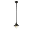 thumbnail image 1 of 201S-OB-M5-LED-Innovations Lighting-Railroad - 8 Inch 3.5W 1 LED Mini Pendant  Oil Rubbed Bronze, 1 of 1