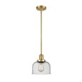 thumbnail image 1 of 201S-SG-G74-LED-Innovations Lighting-Large Bell-3.5W 1 LED Mini Pendant in Industrial Style-8 Inches Wide by 10 Inches High   Satin Gold Finish with, 1 of 1
