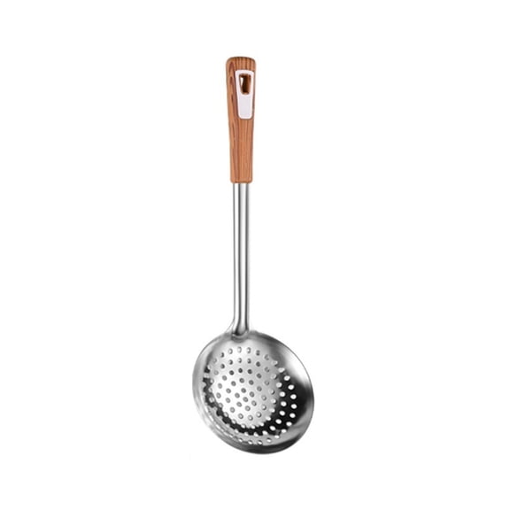 201Stainless Steel Serving Tool Slotted Turner Long Handle Cooking Shovel Cooking Sppon Suitable for Everyday Use