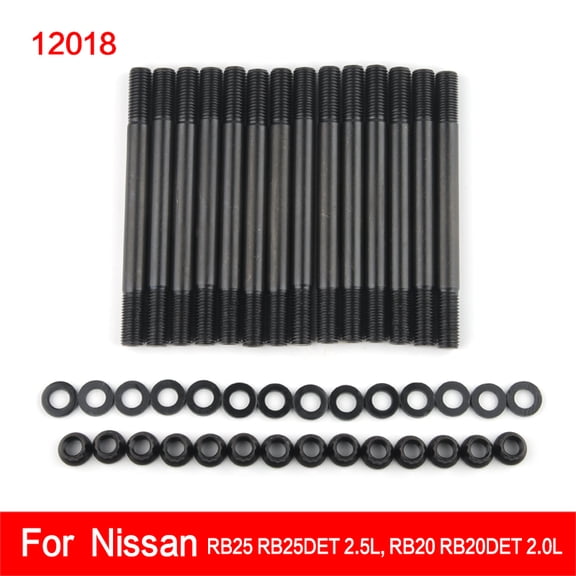202-4301 Interval Head Stud Kit For Nissan RB25 RB25DET 2.5L, RB20 RB20DET 2.0L (12018)