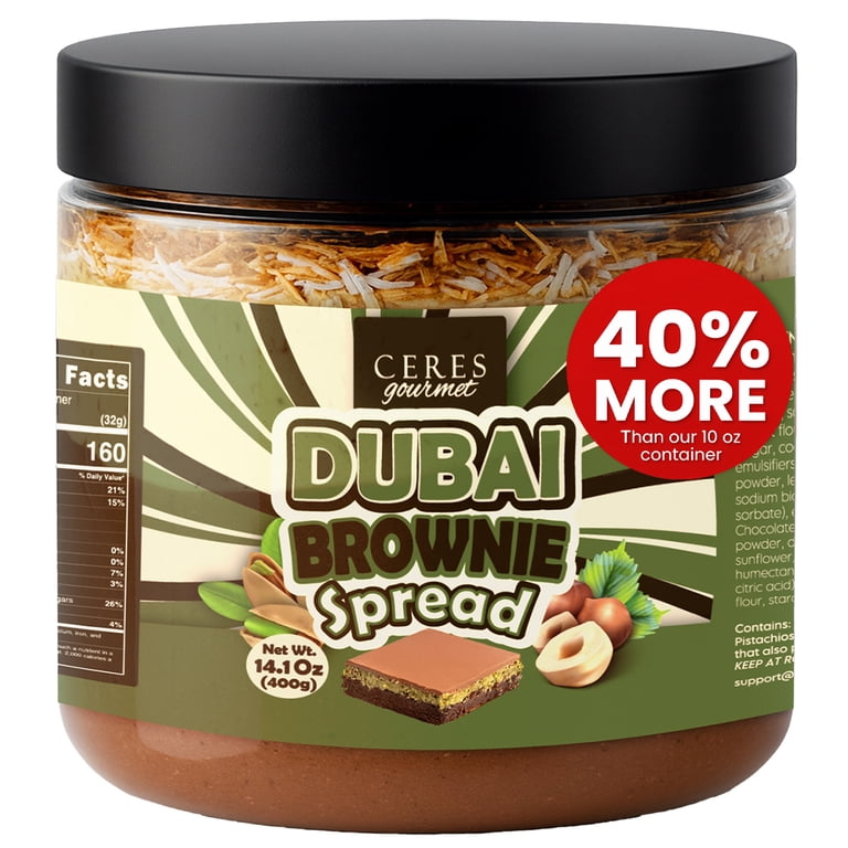 Ceres Gourmet Pistachio Butter Spread, Dubai Chocolate Kataifi