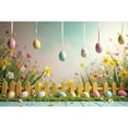 thumbnail image 1 of 202 Easter Backgrounds Bunny Rabbit Eggs Spring Gre Pink Photography Backdrops Gard Party Photo Studio rations, 1 of 8
