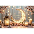 thumbnail image 1 of 202 Eid al Fitr Backdrop Ramadan Mubarak Background Islamic Mosque Lantern Party rations Photo Studio Banner Poster, 1 of 8