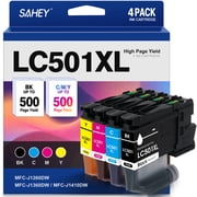 LC501XL Ink Cartridges Compatible with lc501 brother ink for Brother LC501 Ink Cartridge for Brother LC501XL Ink Work Smart MFC-J1260DW MFC-J1360DW MFC-J1410D0