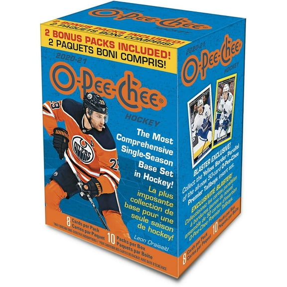 2020 2021 Upper Deck O-Pee-Chee Hockey Series Blaster Box of Packs with EXCLUSIVE Yellow Bordered Tallboys