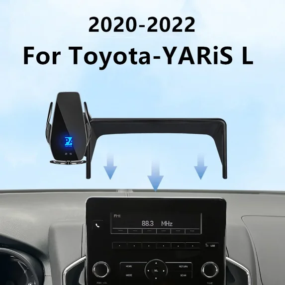 2020-2022 For Toyota Yaris L Car Screen Phone Holder Wireless Charger ...