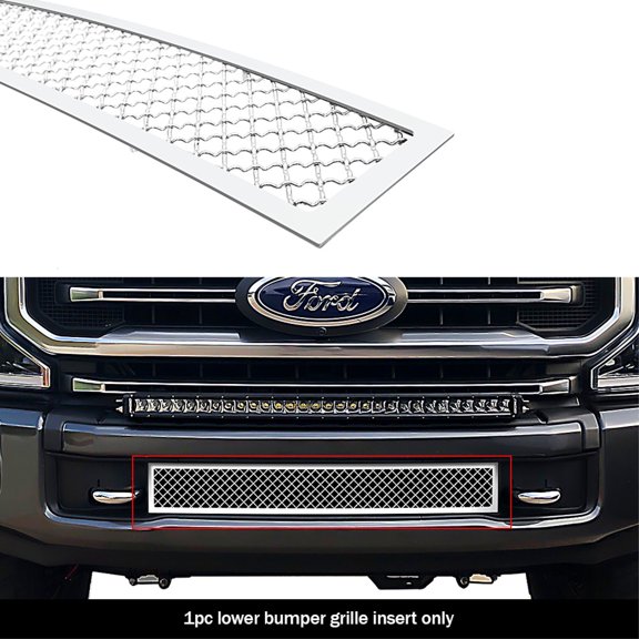 2020-2022 Ford F-250 2020-2022 F-350/2020-2022 F-450 Stainless Steel Chrome Finish 2.5Mm Wire Mesh Mesh Grille