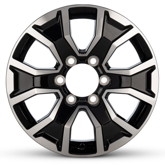 2020-2022 Toyota Tacoma Pickup 4WD New 17" Machined Black Replacement Wheel Rim