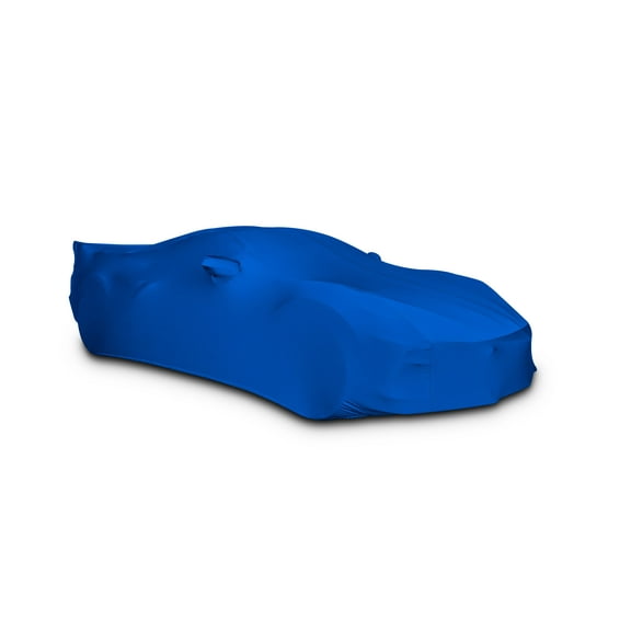 2020-2023 C8 Corvette Ultraguard Stretch Satin Indoor Car Cover Blue