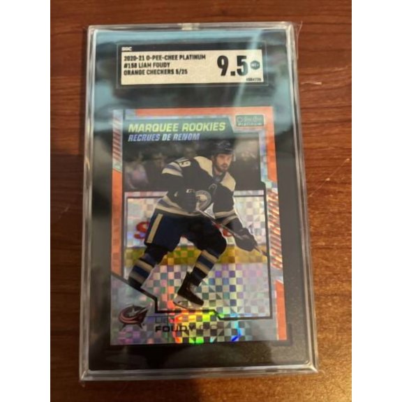 2020-21 O-Pee-Chee Platinum Liam Foudy Rookie SGC 9.5