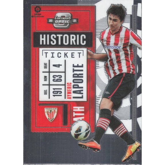 2020-21 PANINI CHRONICLES CONTENDERS HISTORIC ROOKIE TICKET LA LIGA #3 AYMERIC LAPORTE ATHLETIC CLUB