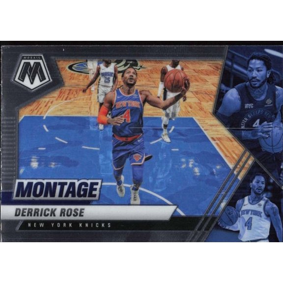 2020-21 PANINI MOSAIC MONTAGE #30 DERRICK ROSE NEW YORK KNICKS