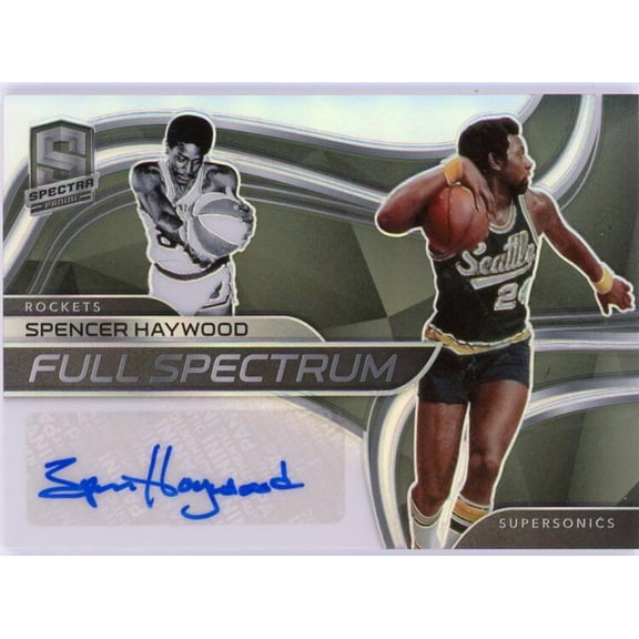 2020-21 PANINI SPECTRA FULL SPECTRUM SIGNATURES #16 SPENCER HAYWOOD AUTO 4/49 DENVER ROCKETS (ABA)/SEATTLE SUPERSONICS